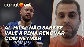 NEYMAR ALHILAL VAI ESPERAR CAMPO PARA DECIDIR SE RENOVA CONTRATO COM O CRAQUE BRASILEIRO [upl. by Edecrem]