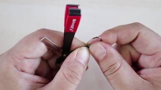 SAMSFX fishing how to tie nail knot by fast knot tool [upl. by Notgnirra]