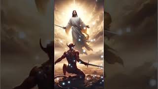 Jesus Vs Devil  Cute Jesus  Gaint Devil  Battle Of God  jesus vs devil [upl. by Ku]