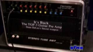 James Demeter at NAMM with Dean Deleos preamp the TGP3 [upl. by Nyssa]