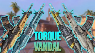 Torque Vandal Skin Showcase  VALORANT Episode 9 Act 3 Battlepass Skins [upl. by Blanch]