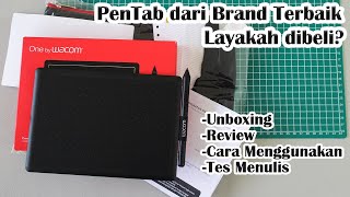 Unboxing Review amp Cara Menggunakan Pen Tablet Wacom One CTL  472 [upl. by Thayer]