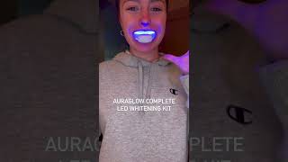 Excited to Try the AuraGlow LED Teeth Whitening Kit [upl. by Yasdnil93]