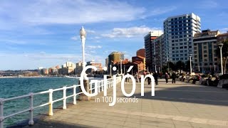 GIJÓN in 100 seconds  the vegan travelers [upl. by Erbma]