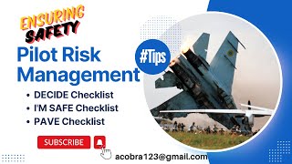 Pilot Risk Management Tips  Ensuring Safety [upl. by Scheer463]