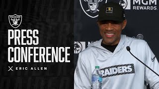 HOF Semifinalist Eric Allen Presser  112524  Raiders  NFL [upl. by Lacram]