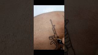 gun tattoo [upl. by Picco]