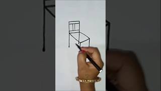 कुर्सी का चित्र बनाना सीखें  Chair Drowing banana sikhe drowning chair [upl. by Bois]