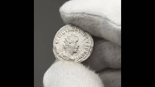 AD 251253 Roman Empire Antoninianus of Trebonianus Gallus Coin [upl. by Ahsirpac]