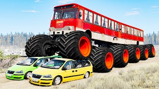 Monster Truck Crashes 26  Beamng drive [upl. by Orbadiah]