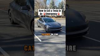 How to Get Out Of a Tesla If It Dies 🪫😳 [upl. by Orual]