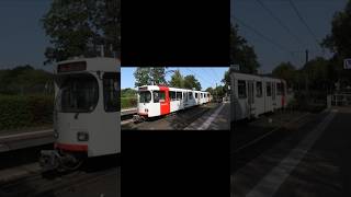 Rheinbahn GT8SU in Oberbilk gt8 gt8su gt8rheinbahn stadtbahn ubahn düwag gelenktriebwagen [upl. by Etteuqal]