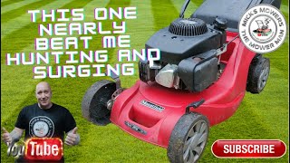 Mountfield 414 Worst Hunting and Surging Lawnmower I Have Had [upl. by Enenej54]