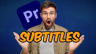 How To Make ANIMATED SUBTITLES In Premiere Pro [upl. by Spark265]