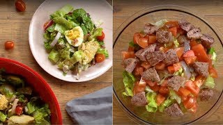 RECEITAS DE SALADAS FRESQUINHAS E QUE MATAM A FOME Perfeitas para o verão I receitas fáceis I VIX [upl. by Annawek]