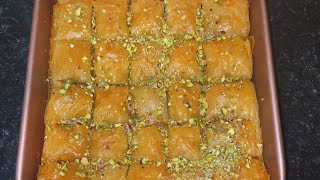 HOMEMADE TURKISH BAKLAVA RECIPE [upl. by Lissner]