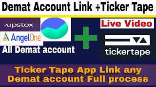 How to connect Groww account with tickertape  Demat Account Link TickerTape  TickerTape Use kaiser [upl. by Mcnalley]