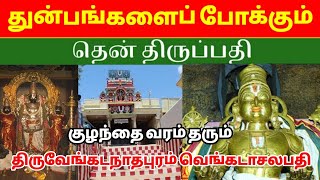 தென் திருப்பதி நெல்லை வெங்கடாஜலபதி கோயில்  Then Tirupati in Venkatesha Perumal kovil  Thirumala [upl. by Weylin]