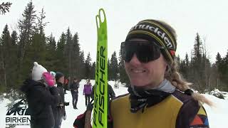 Birken skifestival 2024 Emilie Fleten  Favoritt kvinner elite [upl. by Jeffry]