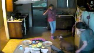 Seizure  hits kitchen floor hard again [upl. by Uon439]