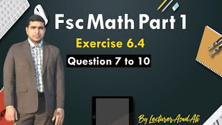 11 class math book exercise 64 question 7 to 10 [upl. by Jackson]