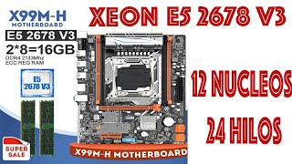 Montamos paso a paso un pc chino INTEL XEON 2678 v3 en Jingsha X99 MH [upl. by Dolly645]