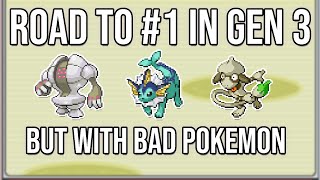 Road to 1 but with Bad Pokemon  Gen 3 OU Showdown Ep 3 [upl. by Adine]