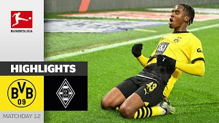 Borussia Dortmund  Borussia Mgladbach 42  Highlights  MD12 – Bundesliga 202324 [upl. by Hedveh]