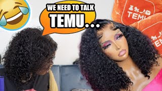 👀 Is TEMU Legit  Issa Whole GLUELESS Wig Haul  Worth It Yes or Nahhh  MARY K BELLA [upl. by Januisz676]