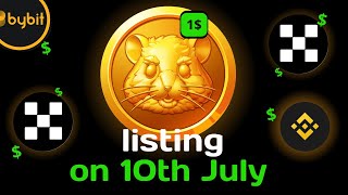 HAMSTER KOMBAT LISTING CONFIRMED🔥How to make money and RECEIVE REWARDS in HAMSTER [upl. by Hourihan]