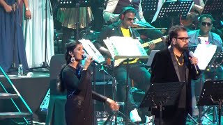 Un Uthattora Sivappe  Hariharan  Anuradha Sriram  Deva Live in Malaysia 2023 [upl. by Dowski]