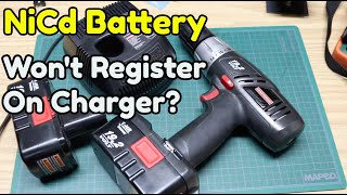 HOW TO REVIVE A NiCd DRILL BATTERY THAT WON’T CHARGE [upl. by Ecirpak]