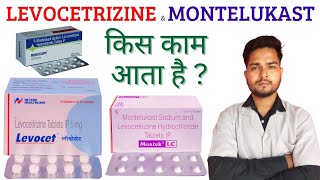 Levocetrizine hydrochloride and Montelukast tablet uses in Hindi  Wellness Gallery [upl. by Ttessil]