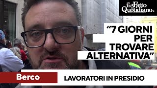 Lavoratori Berco in presidio contro il rischio di 480 licenziamenti quot7 giorni per unalternativaquot [upl. by Amabil]