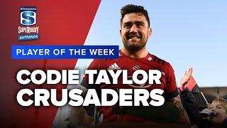 PLAYER OF THE WEEK  Super Rugby Aotearoa Rd 9 [upl. by Anuaek]