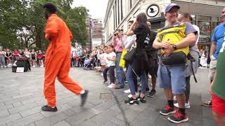 Funny Street Performer in London [upl. by Mylan286]