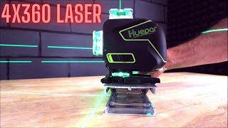 The Best 4x360 Green Beam Laser on Amazon by Huepar [upl. by Acsicnarf501]