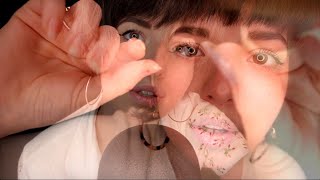 ASMR Layered Mouth SoundsHand Movements One Hour Loop [upl. by Coray]