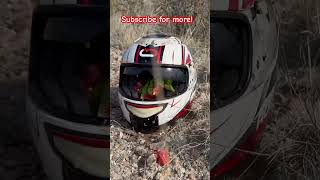 Motorcycle helmet vs 9mm glock gun shooting [upl. by Dylane]