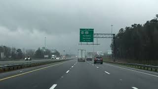 Interstate 75  Georgia Exits 18 to 11 southbound [upl. by Aeriell]