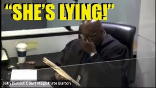 “SHE’S LYING ON ME” Magistrate Burton patience tested [upl. by Sello]