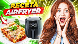 CANELONES De Pollo y Verdura EN AIRFRYER  Recetas Freidora De Aire 🍗🌽🍽️ [upl. by Theron]