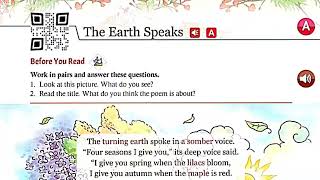 The Earth Speaks Poem by Lenore hetrick in hindi of class 4 gulmohar English reader icse [upl. by Airlee]