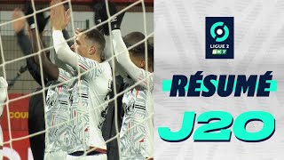 Résumé 20ème journée  Ligue 2 BKT  20232024 [upl. by Jacobo]