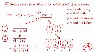 Binomial Distribution EXPLAINED with Examples [upl. by Oimetra]