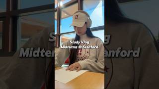 Study Vlog  Midterms at Stanford 📚universitylife studymotivation studywithme exam college [upl. by Neimad]