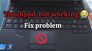 Dell Touch pad not working How to fix On Dell laptop touchpad on Windows 10 Dell latitude E6230 [upl. by Itisahc]