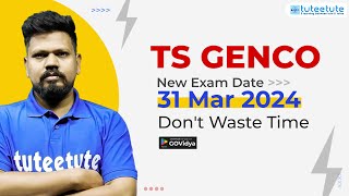 TS Genco Exam Date 31st March 2024  Dont Waste Time genco tsgenco [upl. by Aholla]