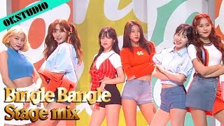 AOA 에이오에이  빙글뱅글 Bingle Bangle 교차편집 Stage Mix [upl. by Gnaht165]