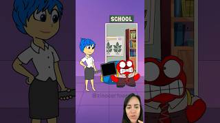 DIVERTIDAMENTE NA ESCOLA insideout2 huggywuggy animation insideout joy animation shorts [upl. by Dorrahs]